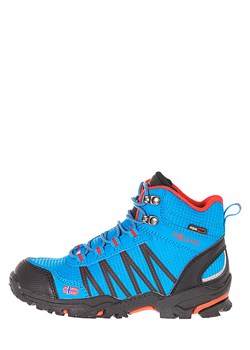 Trollkids Buty turystyczne "Trolltunga Hiker Mid" w kolorze niebieskim ze sklepu Limango Polska w kategorii Buty trekkingowe dziecięce - zdjęcie 188721382
