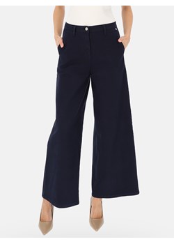 Granatowe jeansy damskie z seroką nogawką L’AF Santana ze sklepu Eye For Fashion w kategorii Jeansy damskie - zdjęcie 188721501