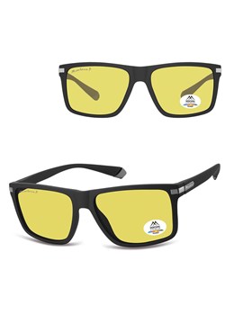 Rozjaśniające żółte okulary z polaryzacją do jazdy nocą MP197E ze sklepu Stylion w kategorii Okulary damskie - zdjęcie 188721560
