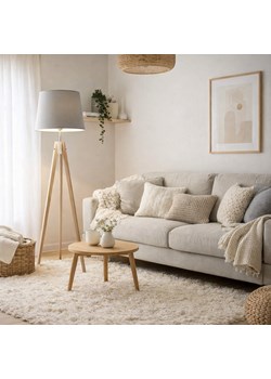 Skandynawska lampa podłogowa na trójnogu z abażurem ARUBA ze sklepu Lysne w kategorii Lampy podłogowe - zdjęcie 188722200