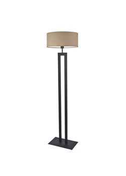 Biała lampa podłogowa do salonu KALIFORNIA z beżowym abażurem ze sklepu Lysne w kategorii Lampy podłogowe - zdjęcie 188722214