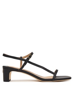 Sandały LAUREN RALPH LAUREN 802P00097001 Czarny ze sklepu eobuwie.pl w kategorii Sandały damskie - zdjęcie 188723010