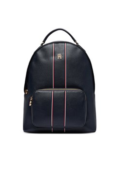 Plecak Tommy Hilfiger Th Daily Backpack Corp AW0AW18851 Granatowy ze sklepu eobuwie.pl w kategorii Plecaki - zdjęcie 188723030