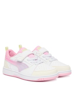 Sneakersy Puma Rebound V6 Lo Come On AC+ PS 405044 02 Biały ze sklepu eobuwie.pl w kategorii Buty sportowe dziecięce - zdjęcie 188723111