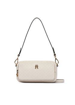 Torebka Tommy Hilfiger Th Daily Camera Bag Mono AW0AW18414 Biały ze sklepu eobuwie.pl w kategorii Listonoszki - zdjęcie 188723144