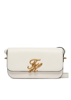 Torebka Tommy Hilfiger Th Script Flap Crossover AW0AW18399 Biały ze sklepu eobuwie.pl w kategorii Listonoszki - zdjęcie 188723200