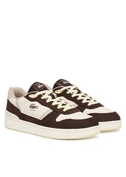 Lacoste Sneakersy T-Clip Set 51SMA0100 Brązowy ze sklepu MODIVO w kategorii Buty sportowe męskie - zdjęcie 188724274