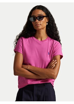 Polo Ralph Lauren T-Shirt 211B14605018 Różowy Classic Fit ze sklepu MODIVO w kategorii Bluzki damskie - zdjęcie 188724444