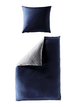 Bierbaum Komplet pościeli satynowej w kolorze granatowym ze sklepu Limango Polska w kategorii Pościele - zdjęcie 188726041