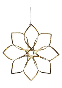 STAR Trading Dekoracyjna zawieszka LED "Amaze" w kolorze złotym - Ø 40 cm ze sklepu Limango Polska w kategorii Dekoracje - zdjęcie 188726221