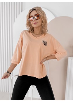 bluzka philipe brzoskwiniowa one size ze sklepu UBRA w kategorii Bluzki damskie - zdjęcie 188726321