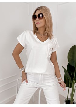 bluzka saenza ecru one size ze sklepu UBRA w kategorii Bluzki damskie - zdjęcie 188726422