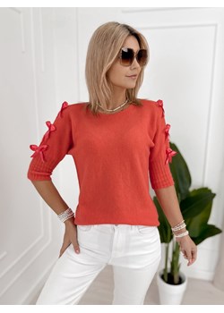 sweter coraline koralowy one size ze sklepu UBRA w kategorii Swetry damskie - zdjęcie 188726483