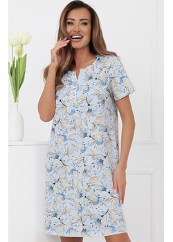 Damska koszula nocna z krótkim rękawem Celozja, Kolor jasnoniebieski, Rozmiar M, Italian Fashion ze sklepu Intymna w kategorii Koszule nocne - zdjęcie 188726682