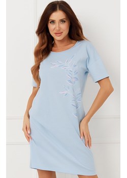 Damska koszula nocna niebieska Erula, Kolor niebieski, Rozmiar M, Italian Fashion ze sklepu Intymna w kategorii Koszule nocne - zdjęcie 188726702