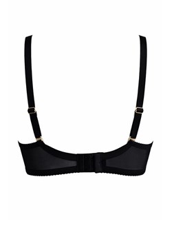 Biustonosz balconette rubinowo-czarny Allure, Kolor rubinowo-czarny, Rozmiar 70D, Vena ze sklepu Intymna w kategorii Biustonosze - zdjęcie 188726833