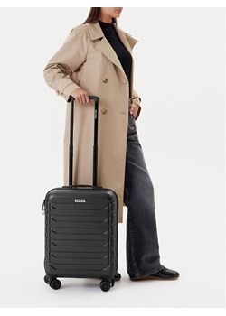 Walizka kabinowa Gino Rossi GIN-S-001-05-BLACK Czarny ze sklepu eobuwie.pl w kategorii Walizki - zdjęcie 188727550