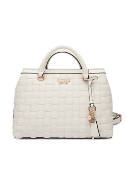 Torebka Guess Sandy HWWG84 18060 Écru ze sklepu eobuwie.pl w kategorii Kuferki - zdjęcie 188727571