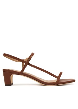 Sandały LAUREN RALPH LAUREN 802P00097002 Brązowy ze sklepu eobuwie.pl w kategorii Sandały damskie - zdjęcie 188727584