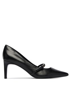 Czółenka Calvin Klein Ess Stiletto 70 Mj Lth Hdw HW0HW02952 Czarny ze sklepu eobuwie.pl w kategorii Czółenka - zdjęcie 188727610