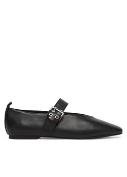 Baleriny Tommy Jeans Tjw Ballerina Buckle EN0EN03019 Czarny ze sklepu eobuwie.pl w kategorii Balerinki - zdjęcie 188727621