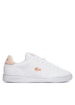 Sneakersy Lacoste Carnaby Cup 50SFA0045 Biały ze sklepu eobuwie.pl w kategorii Buty sportowe damskie - zdjęcie 188727623