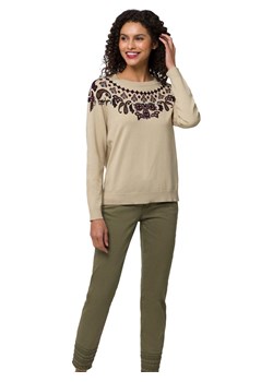 Heine Sweter w kolorze beżowym ze sklepu Limango Polska w kategorii Swetry damskie - zdjęcie 188728483