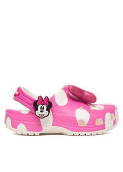 Crocs Klapki Minnie Mouse Cls Clg T 212372 Różowy ze sklepu MODIVO w kategorii Klapki dziecięce - zdjęcie 188728652