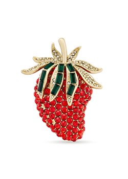 Weekend Max Mara Broszka 2615751024650 Czerwony ze sklepu MODIVO w kategorii Broszki - zdjęcie 188728671