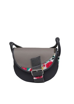 popielata damska torebka listonoszka skórzana na ramię Freshman Mini ze sklepu Słoń Torbalski w kategorii Listonoszki - zdjęcie 188729853