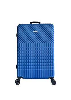 niebieska walizka średnia  High Class Collection 66 cm ze sklepu Słoń Torbalski w kategorii Walizki - zdjęcie 188729903