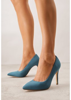 Ciemnozielone Klasyczne Szpilki Vices ze Skórzaną Wkładką Bellinna ze sklepu born2be.pl w kategorii Czółenka - zdjęcie 188731024