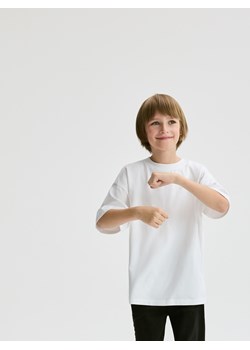 Reserved - Bawełniany t-shirt 2 pack - biały ze sklepu Reserved w kategorii T-shirty chłopięce - zdjęcie 188731140