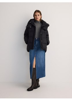 Reserved - Puchowa kurtka oversize - czarny ze sklepu Reserved w kategorii Kurtki damskie - zdjęcie 188731181