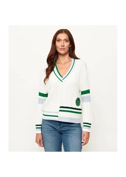 Marc Cain Sweter | Loose fit | z dodatkiem wełny ze sklepu Gomez Fashion Store w kategorii Swetry damskie - zdjęcie 188731413