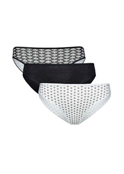 Esotiq 3-pack figi damskie Mia-Mia 44291-K005, Kolor czarno-biały-wzór, Rozmiar L, Esotiq ze sklepu Primodo w kategorii Majtki damskie - zdjęcie 188732724