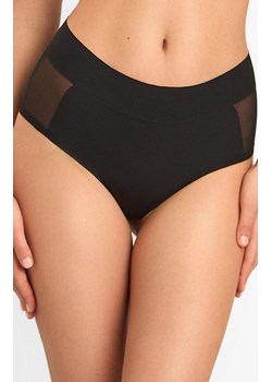 Figi damskie z wysokim stanem z elastycznej dzianiny Wonderful New, Kolor czarny, Rozmiar L, Marilyn ze sklepu Primodo w kategorii Majtki damskie - zdjęcie 188732891