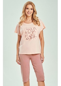 Bawełniana piżama damska 3523 Valentine, Kolor morelowy-wzór, Rozmiar M, Taro ze sklepu Primodo w kategorii Piżamy damskie - zdjęcie 188732931