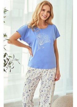 Bawełniana piżama damska 3533 Elora, Kolor niebiesko-biały, Rozmiar M, Taro ze sklepu Primodo w kategorii Piżamy damskie - zdjęcie 188732940