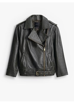 Mohito - Kurtka skórzana - ciemny zielony ze sklepu Mohito w kategorii Kurtki damskie - zdjęcie 188733094