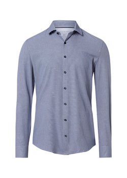 Finshley & Harding Koszula męska Mężczyźni Super Slim Fit granatowy wzorzysty ze sklepu vangraaf w kategorii Koszule męskie - zdjęcie 188733191