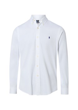 Polo Ralph Lauren Koszula męska Mężczyźni Modern Fit Bawełna (100%) biały jednolity ze sklepu vangraaf w kategorii Koszule męskie - zdjęcie 188733214