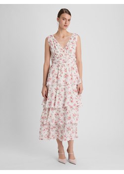Guido Maria Kretschmer Damska sukienka letnia - Penelope Kobiety wiskoza biały w kropki ze sklepu vangraaf w kategorii Sukienki - zdjęcie 188733232