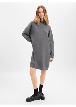 Marc O'Polo Damska sukienka dresowa Kobiety Bawełna (100%) szary marmurkowy ze sklepu vangraaf w kategorii Sukienki - zdjęcie 188733240