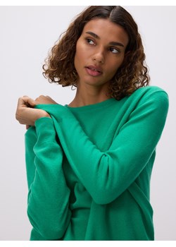 Reserved - Wełniany sweter - zielony ze sklepu Reserved w kategorii Swetry damskie - zdjęcie 188733551