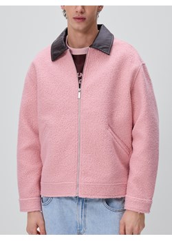 Reserved - Kurtka ze sztucznym barankiem - różowy ze sklepu Reserved w kategorii Kurtki męskie - zdjęcie 188733673
