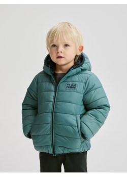 Reserved - Dwustronna kurtka z kapturem - morski ze sklepu Reserved w kategorii Kurtki chłopięce - zdjęcie 188733801