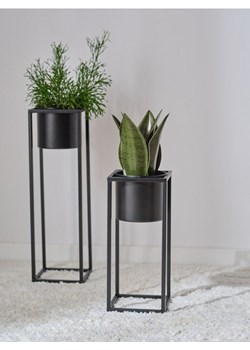 Sinsay - Kwietnik - czarny ze sklepu Sinsay w kategorii Donice i kwietniki ogrodowe - zdjęcie 188734622