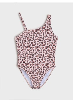 Sinsay - Asymetryczny strój kąpielowy w panterkę - wielobarwny ze sklepu Sinsay w kategorii Stroje kąpielowe - zdjęcie 188734682