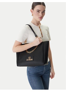 Torebka LOVE MOSCHINO JC4164PP1OL1200A Czarny ze sklepu eobuwie.pl w kategorii Torby Shopper bag - zdjęcie 188734851